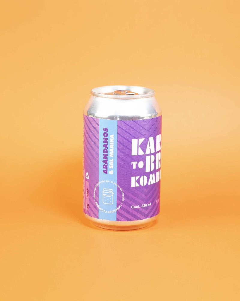 Lata kombucha karma to brew sabor Arandanos uruguay